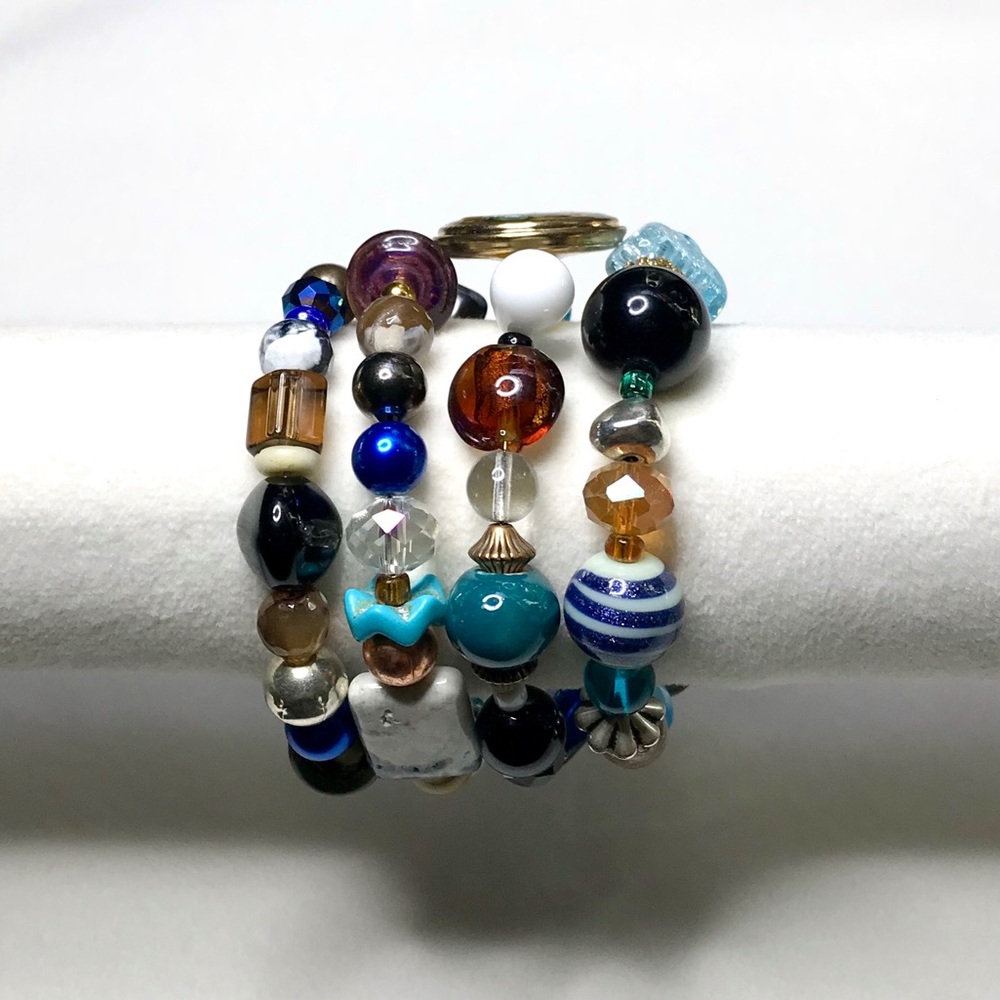 Handmade Bracelet with Vintage & Modern Elements (NB42-12H) New Without Tags - Picture 4 of 8